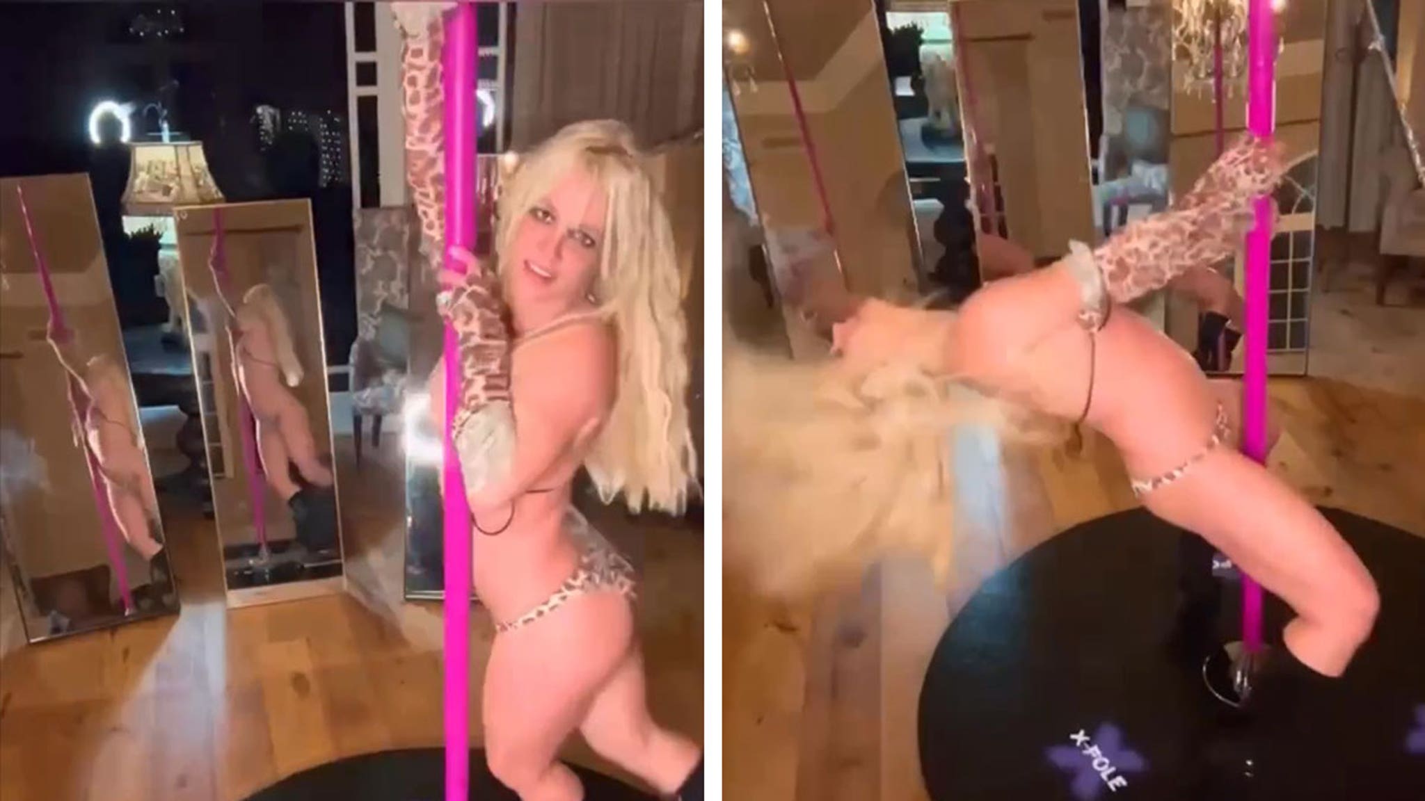 Britney Spears posts frantic dance video in tiny knickers as fans