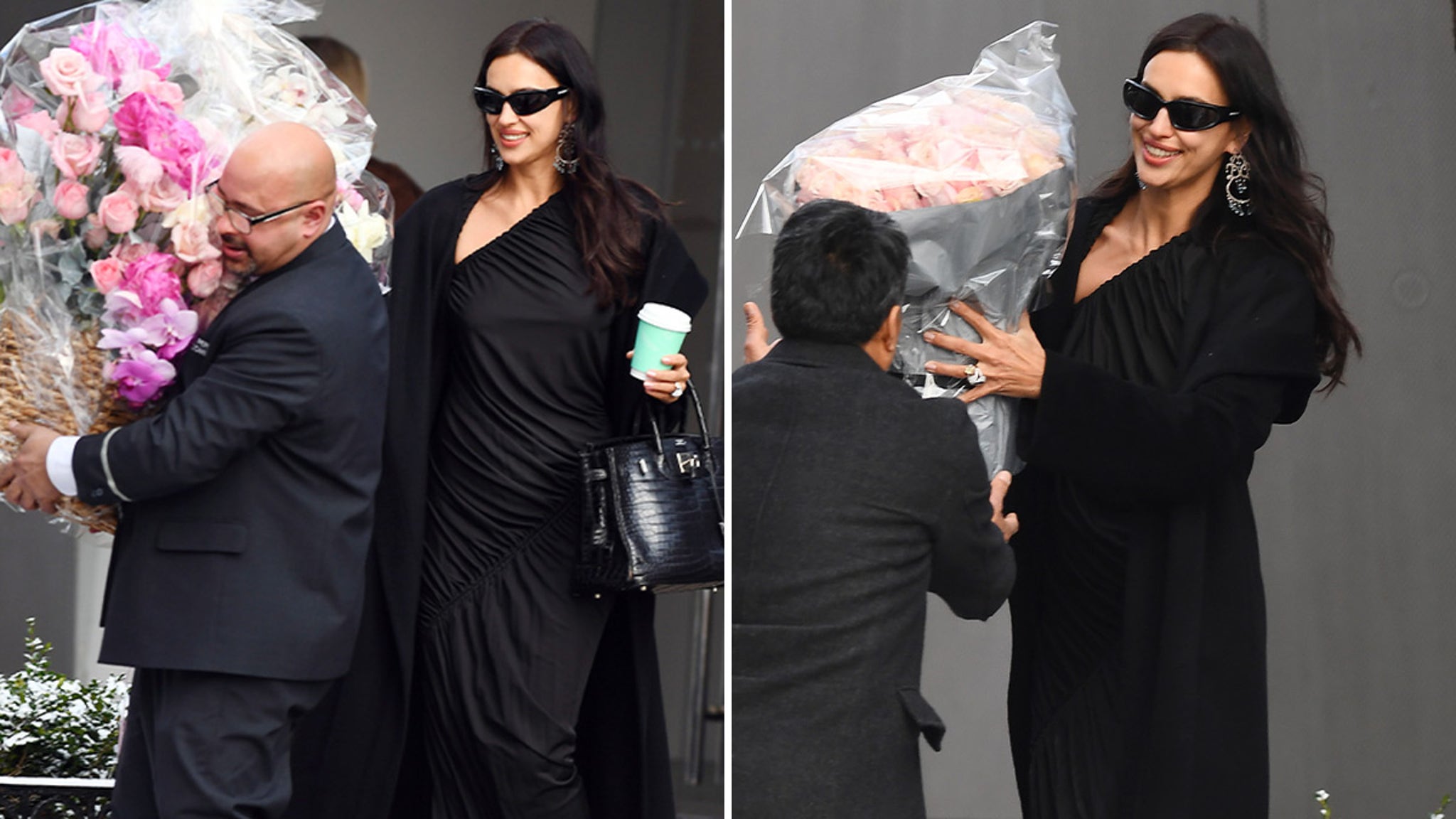 Irina Shayk Gets Huge Bouquet of Flowers For Her 39th Birthday