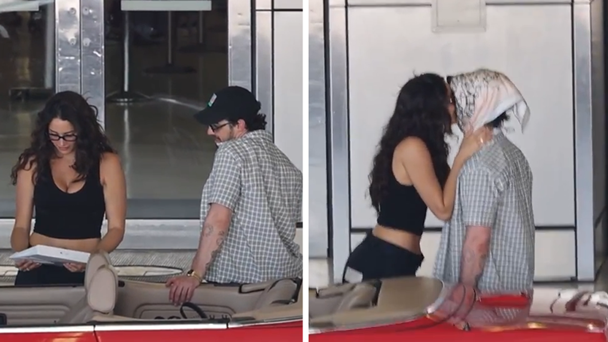 Joe Jonas Seen Kissing Tatiana Gabriela During Airport Pickup