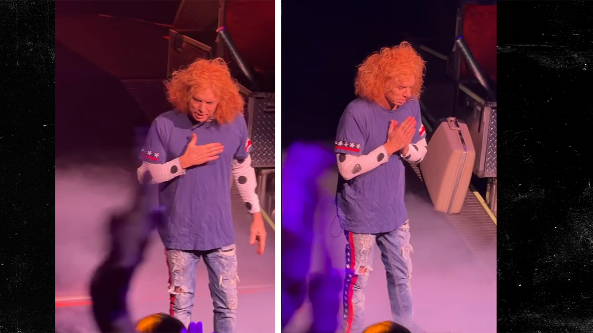Video: Carrot Top Returns to Luxor Stage in Vegas After Surviving Suicide Attempt