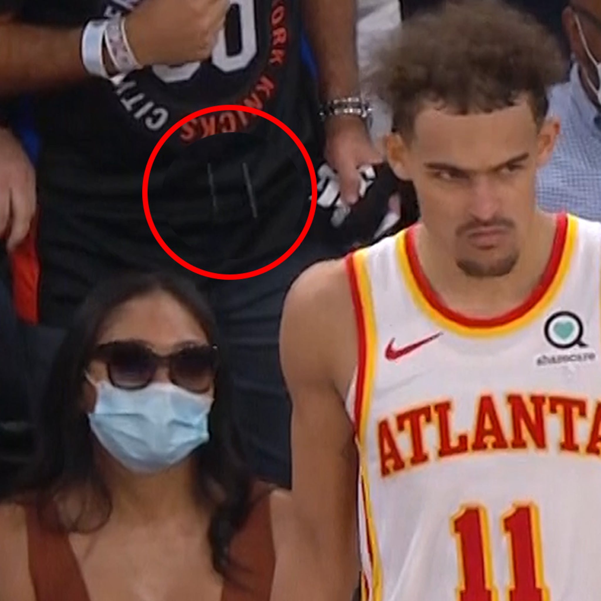 Knicks fan who spit at Trae Young banned