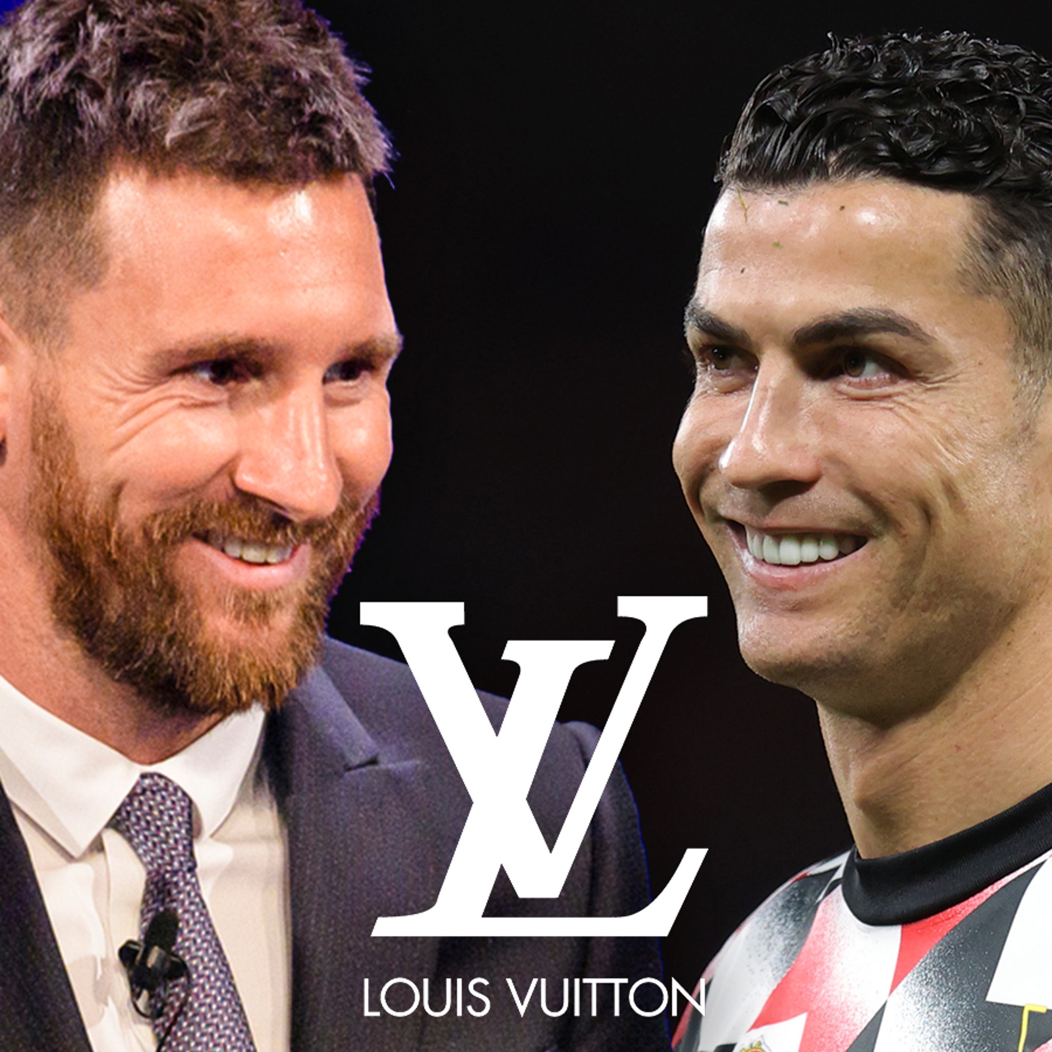 ronaldo and messi louis vuitton