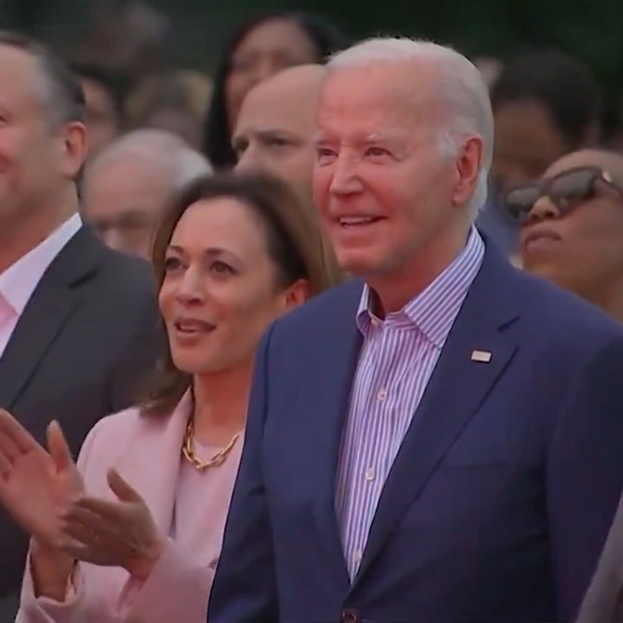guy in sequin dress at juneteenth party Billy Porter Sparkles in Rainbow Sequined Dress for Juneteenth White House Concert With President Joe Biden and Vice President Kamala Harris
