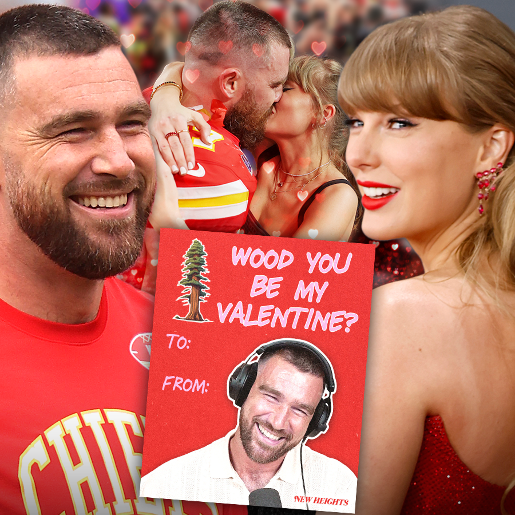 Travis Kelce's Podcast Account Posts Valentine's Day Card