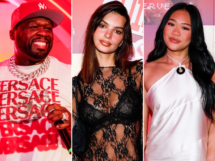 50 Cent and Other Celebrities Party At NYFW Poppi World Event