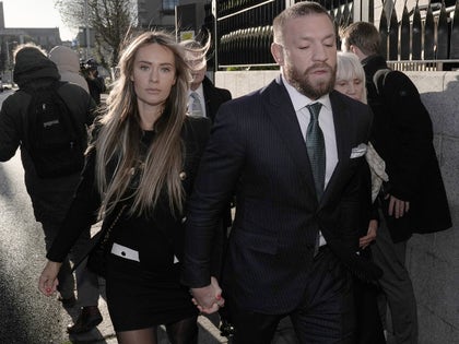 Conor McGregor Arriving To Court Holding His Wife's Hand