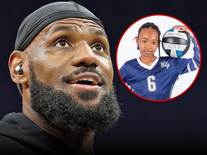 zhuri lebron james happy volleyball number main getty instagram