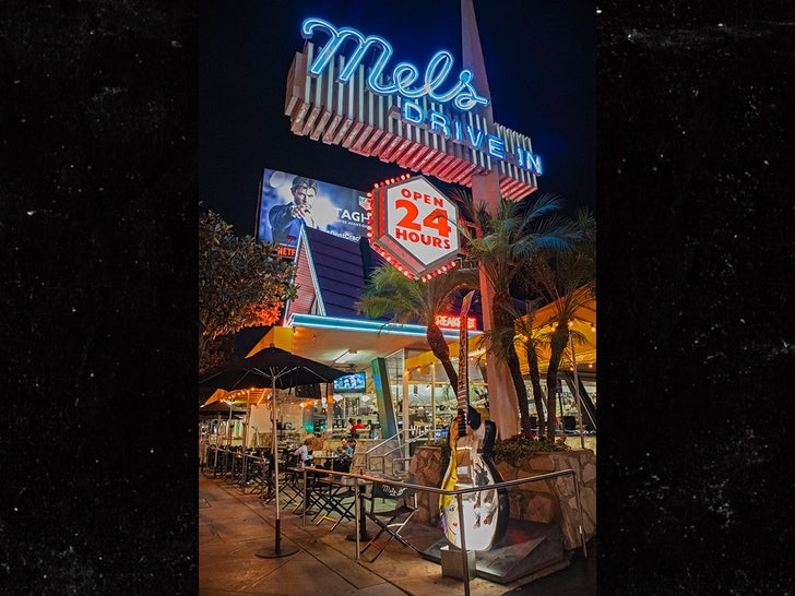 Mels Diner Drive in Getty Sub