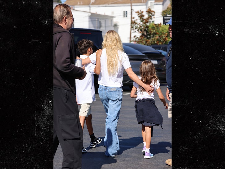 Sydney Sweeney joins Scooter Braun and kids for a smoothie run in LA backgrid 2