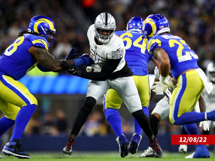 Report: Raiders releasing DE Chandler Jones after arrest