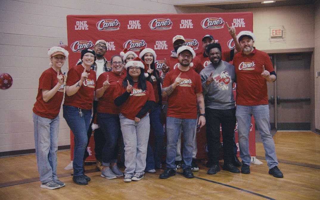 Shaquil Barrett With Raising Cane's 32