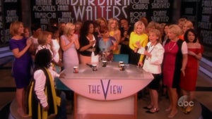 Barbara Walters -- Every Newswoman EVER Shows Up for Last Day