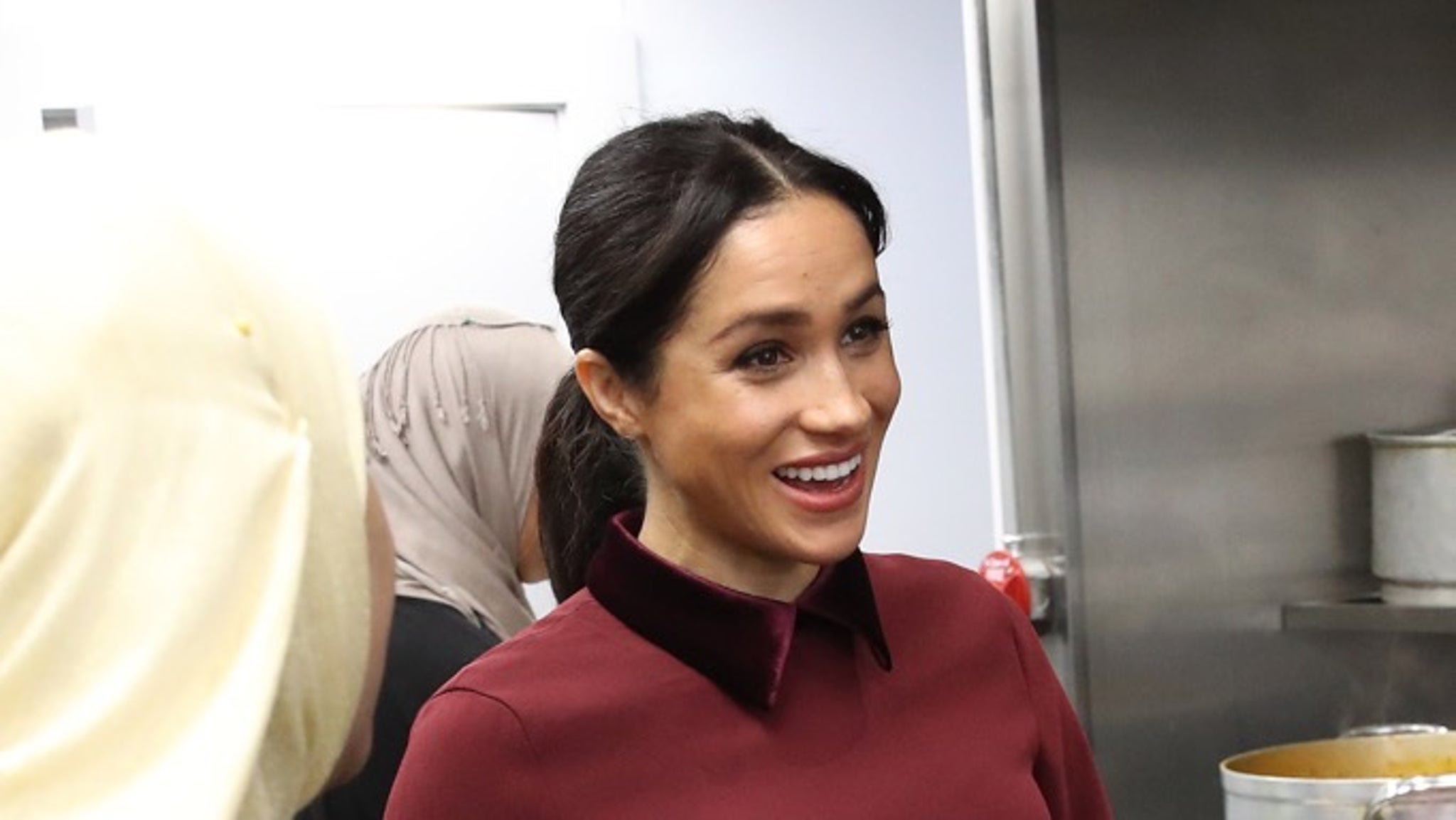 Meghan Markle Visits the Hubb Community Kitchen