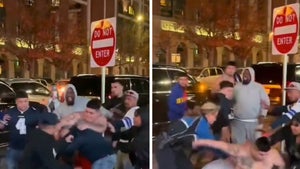 Cowboys & 49ers Fans Get In Wild Brawl After Playoff Game