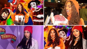 Jordyn And Jodie Woods Hit Up Horror Nights