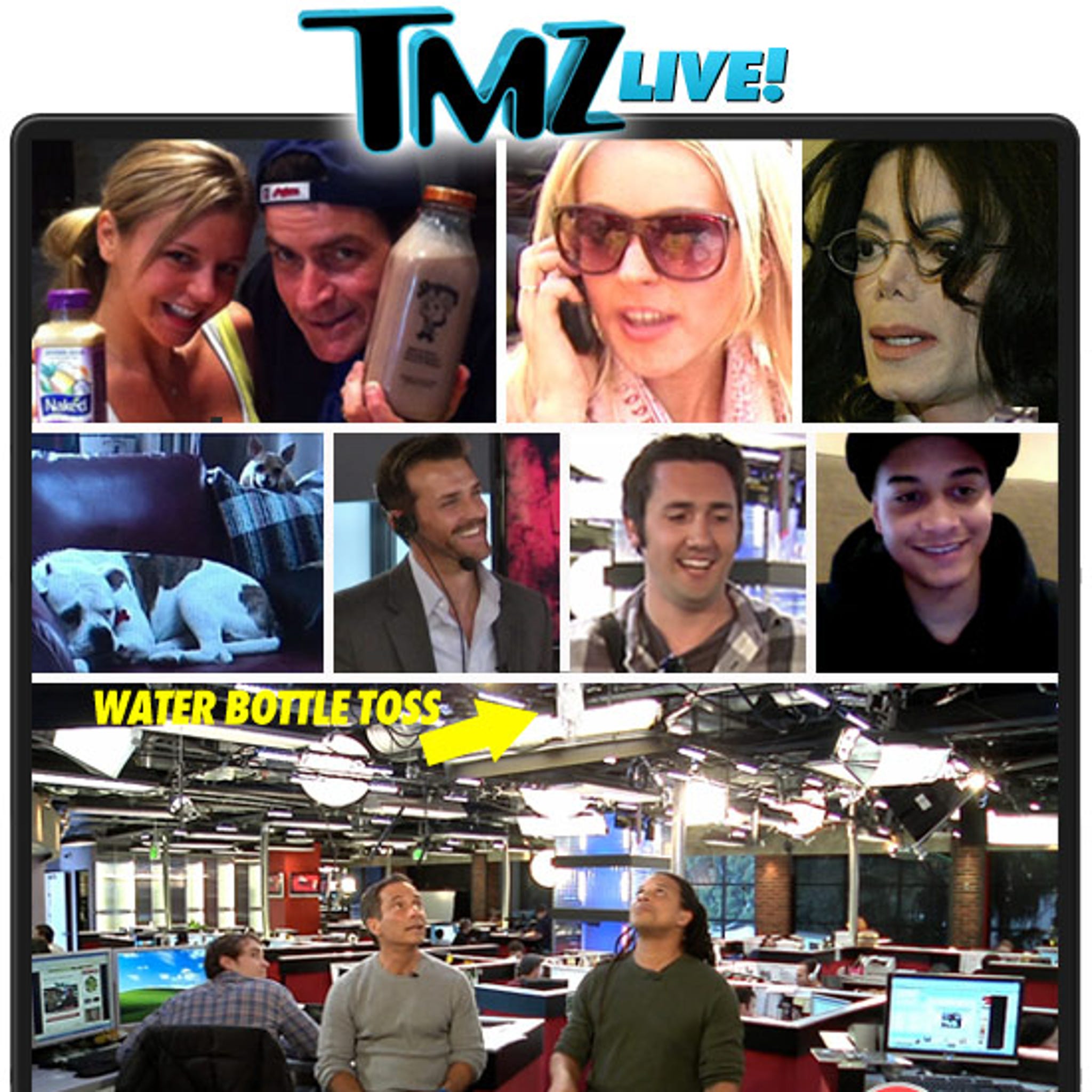 TMZ Live -- Charlie Sheen Tweets for Ca$h!