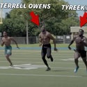 Terrell Owens, Tyreek Hill'de Yarışıyor, Saatler 40 Yard Dash'te 4.4 Parlıyor!!!
