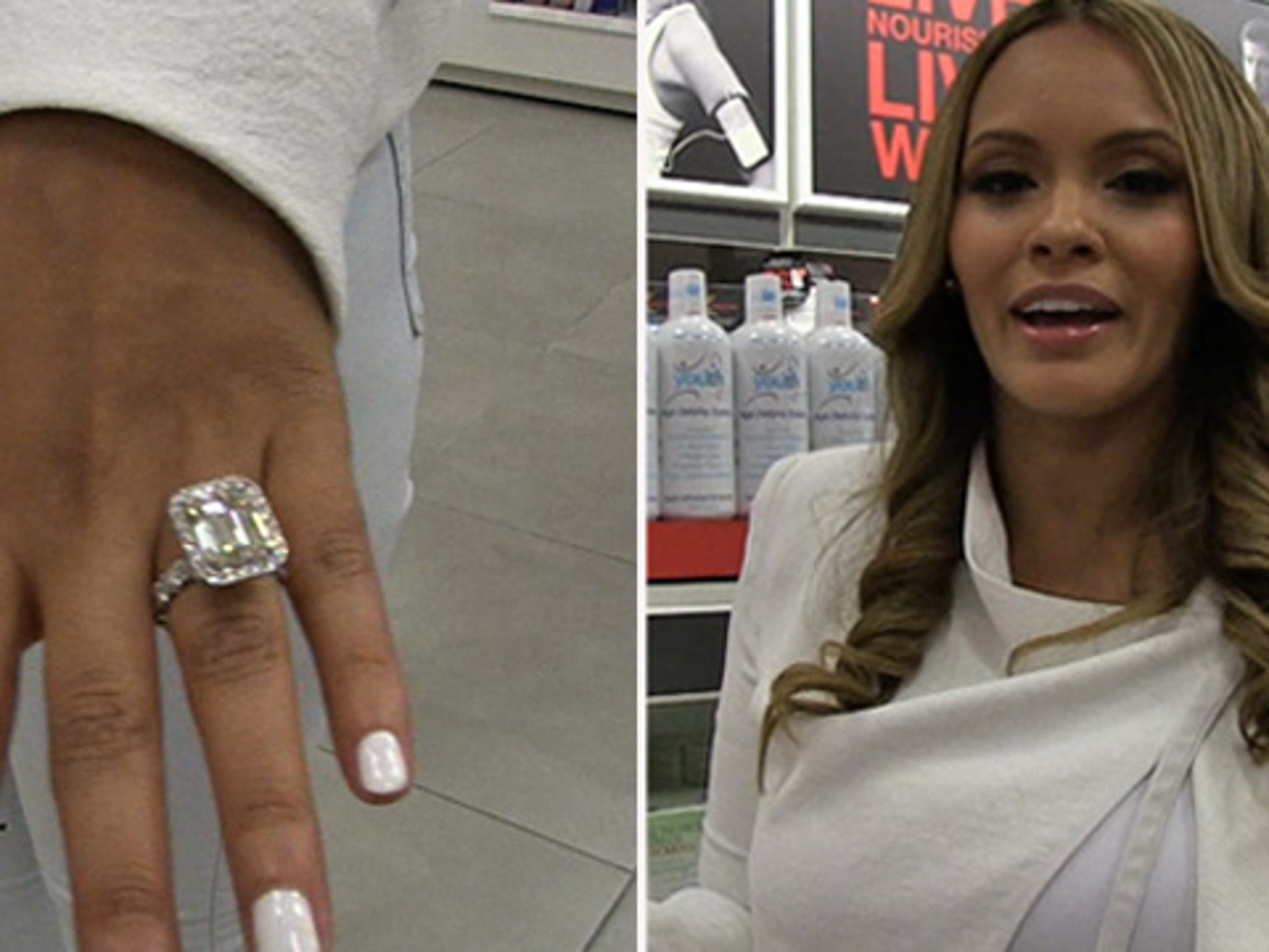 Dodgers' Carl Crawford Proposes to Chad Johnson's Ex-Wife Evelyn