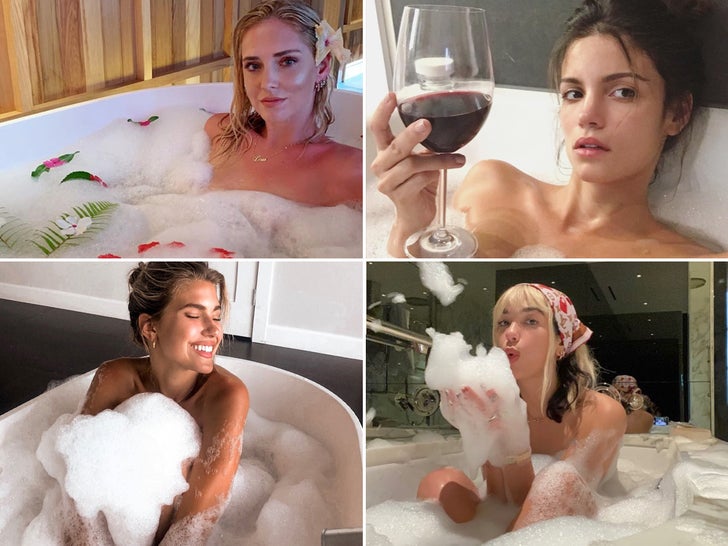Stars Taking Bubble Baths