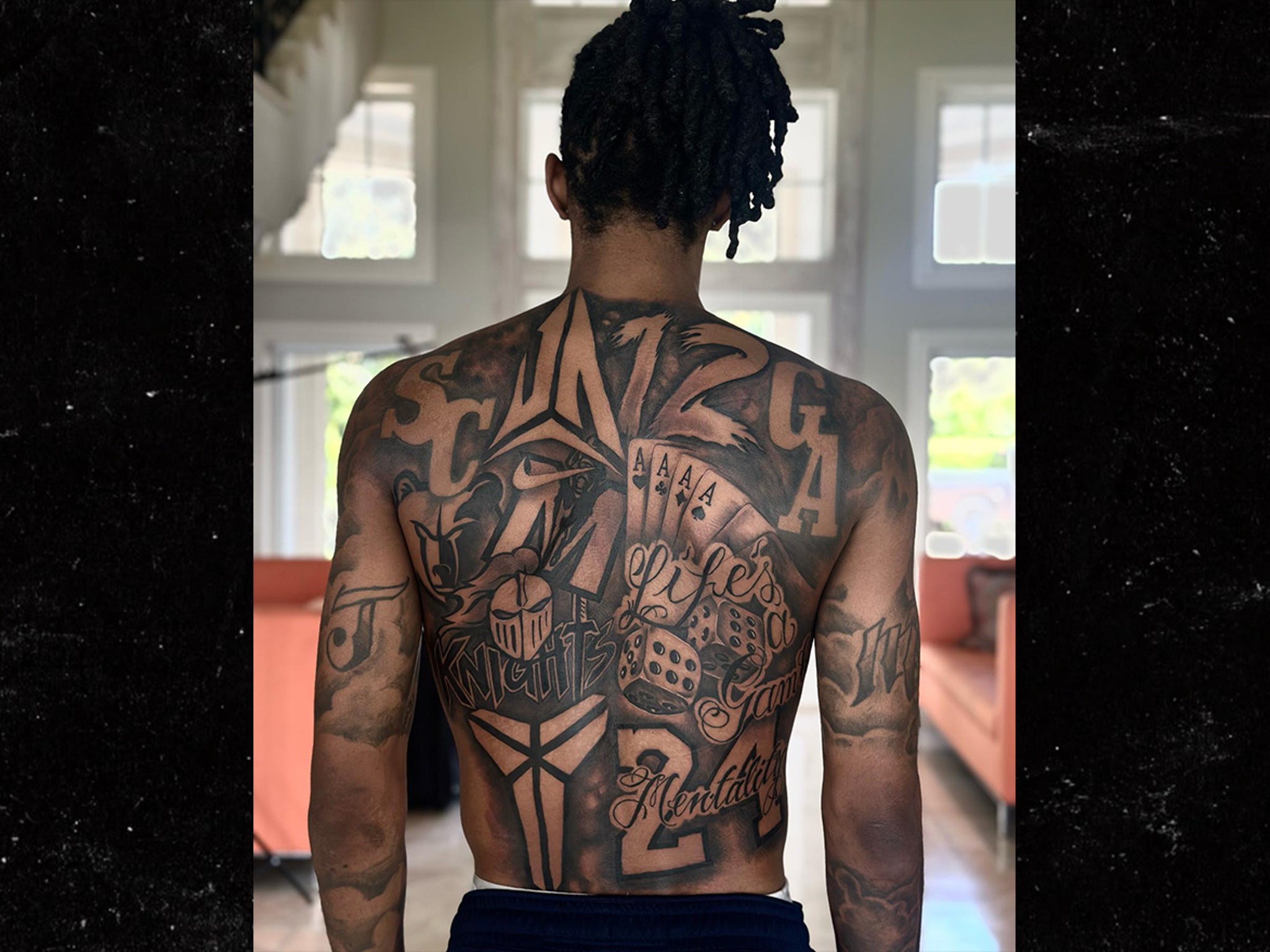 Ja Morant Gets Massive Back Tattoo Featuring Two Kobe Bryant Tributes