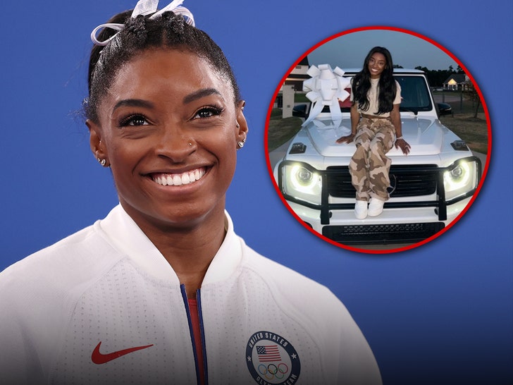 Simone Biles Celebrates Olympic Triumph With New G-Wagon