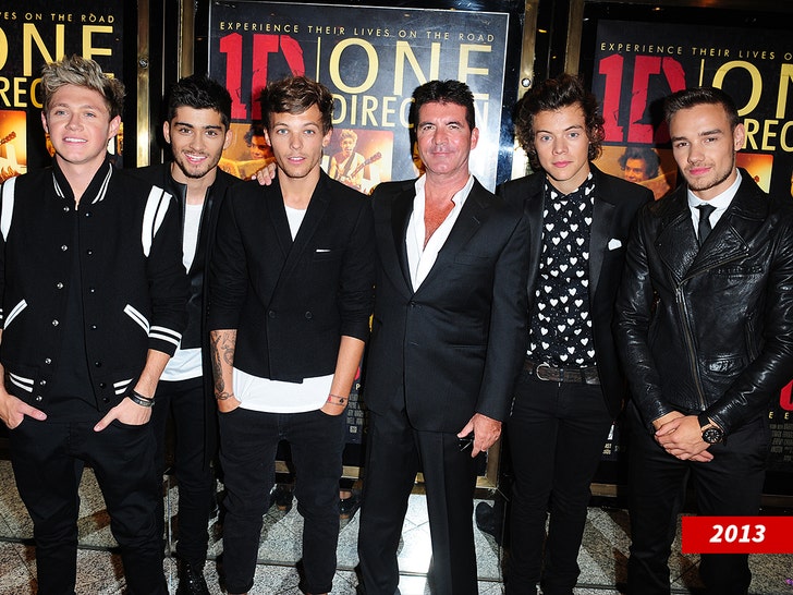 Simon Cowell One Direction Getty 2