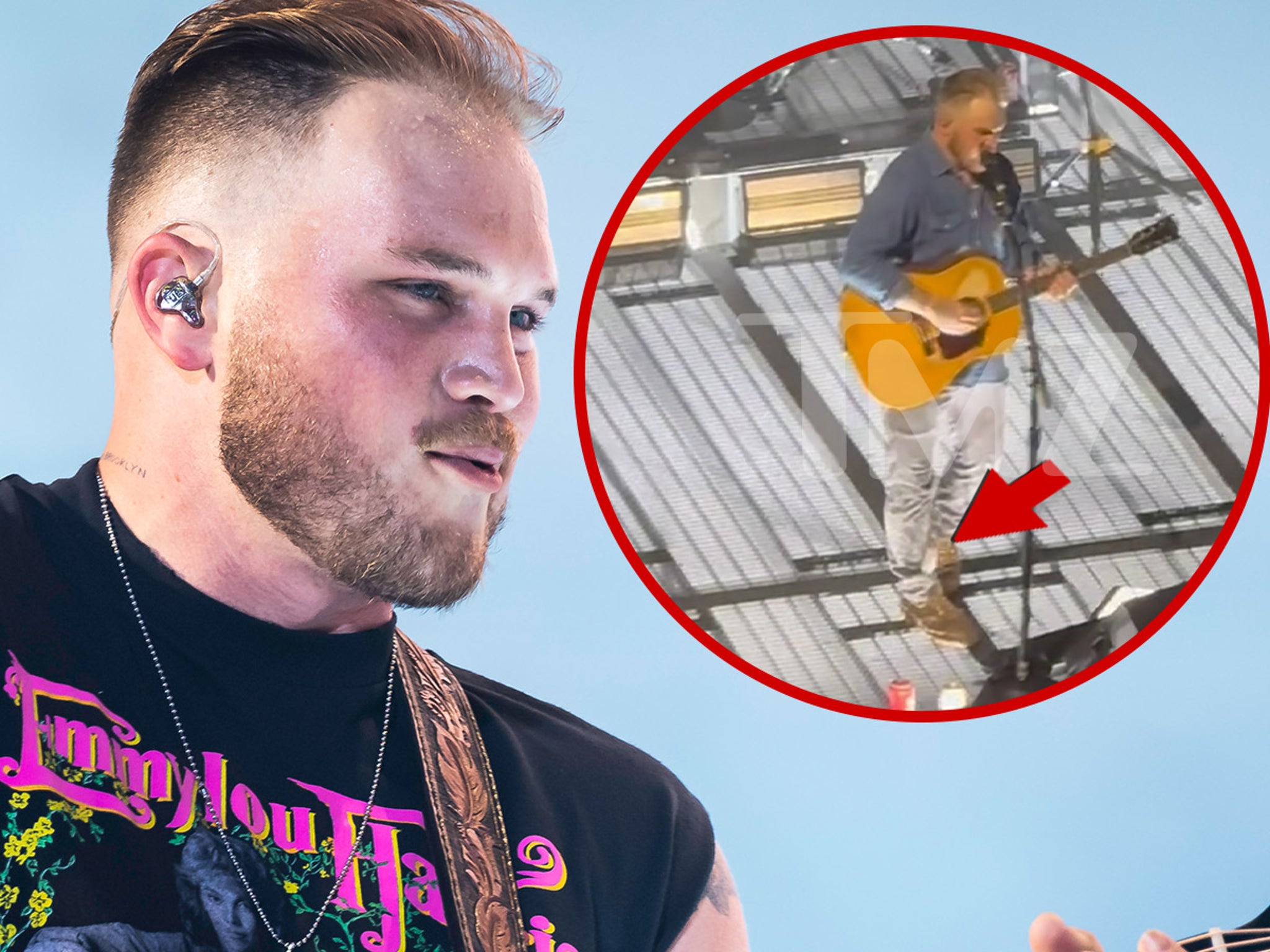 Zach Bryan Gets Another Object Thrown At Him On Stage, Stops Show