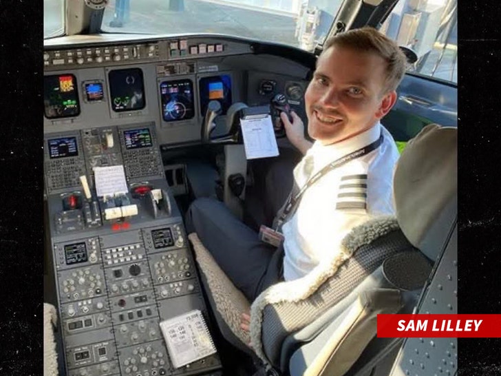 Sam Lilley pilot onboard the American Airlines Plane