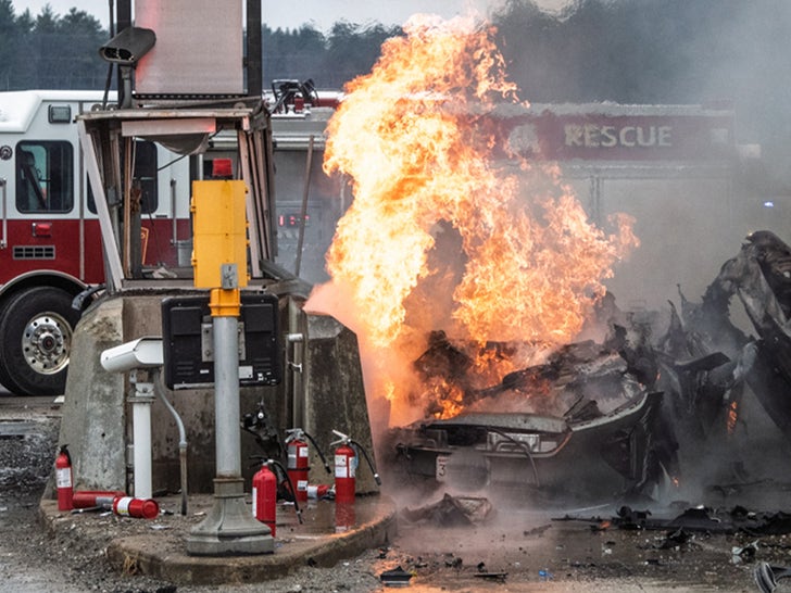 Eugene Mirman's  Fiery Car Crash Photos
