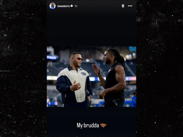 Davante Adams and Aaron Donald