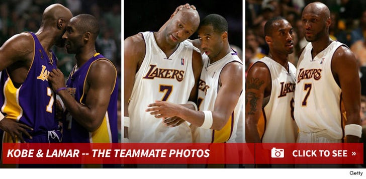Kobe Bryant & Lamar Odom -- The Teammate Photos