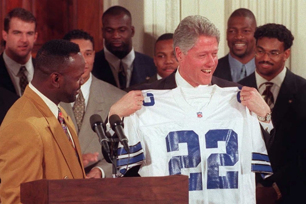 Super Bowl champs at the White House