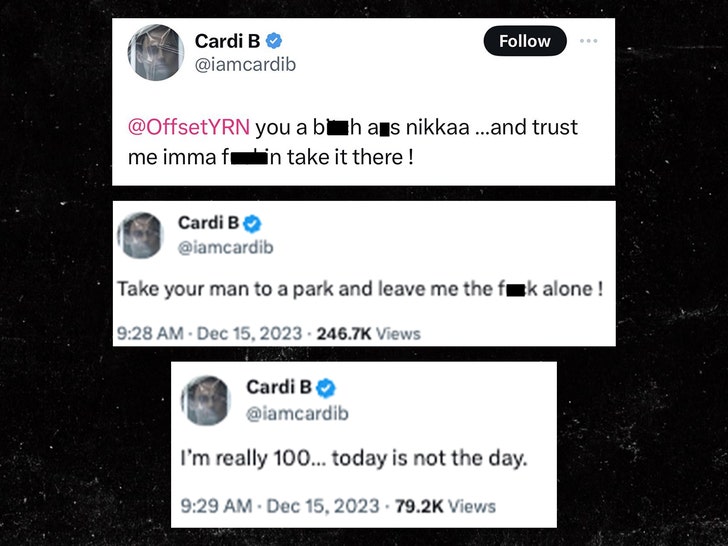 Cardi B Unloads on Offset in Emotional Rant After Split, 'Doing Me