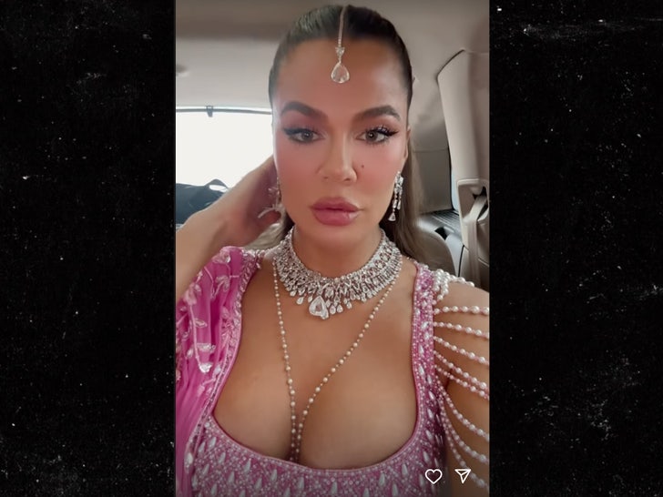 Kim, Khloe Kardashian Covered in Diamonds for Day 2 of Billionaire Wedding