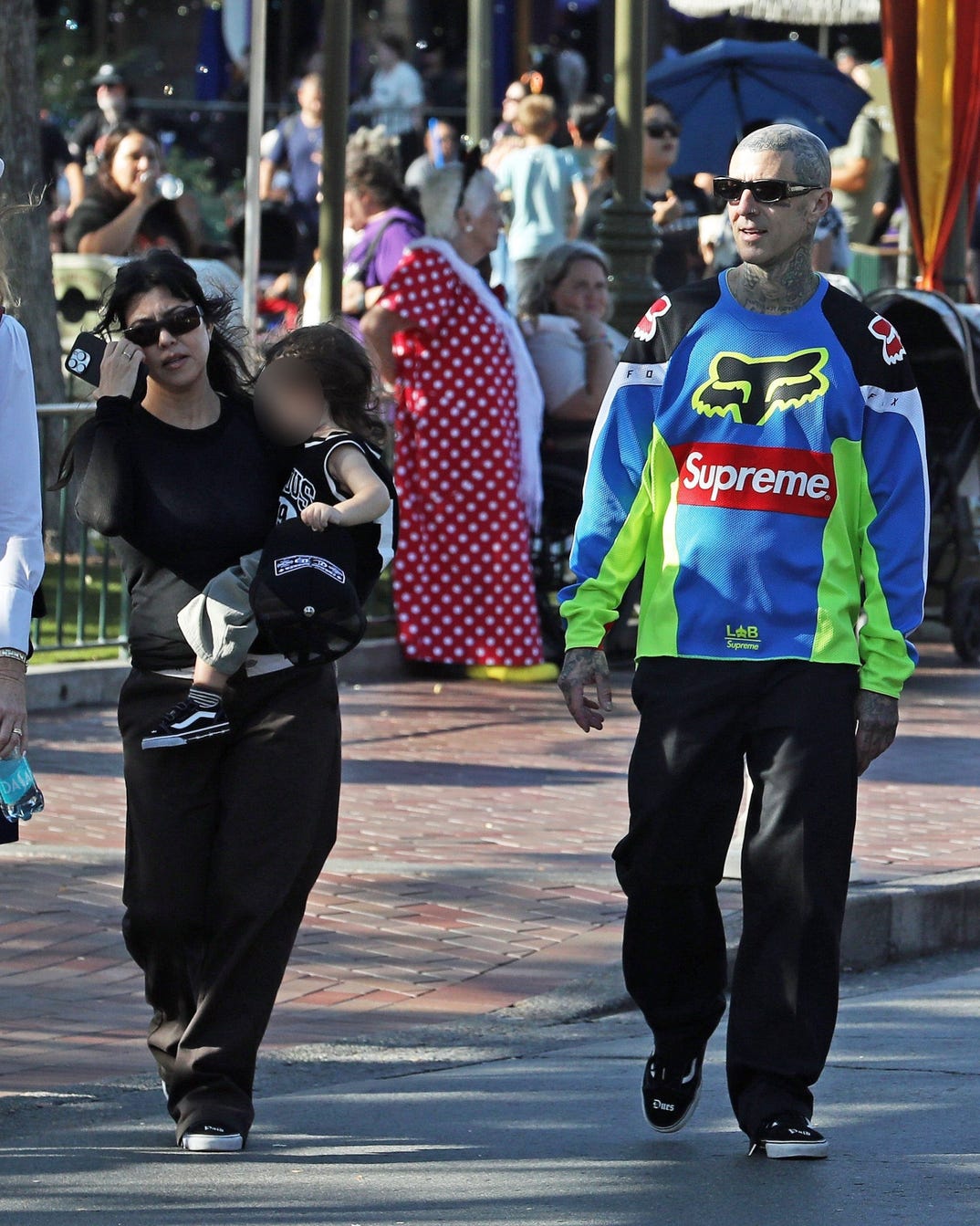 Kourtney Kardashian and Travis Barker Enjoy Family Disneyland Trip