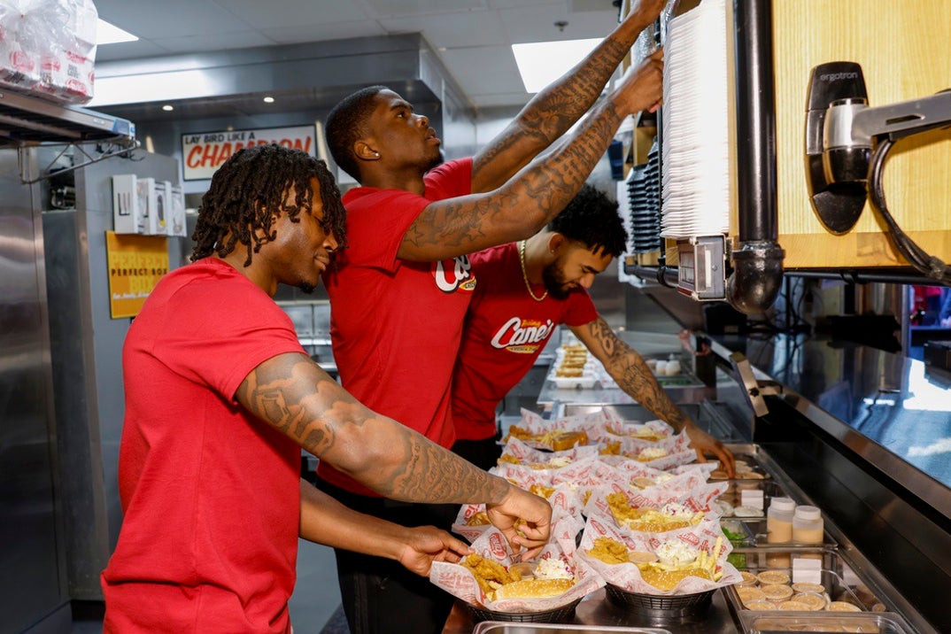 Elijah Sarratt D'Angelo Ponds Jamari Sharpe At Raising Cane's 7