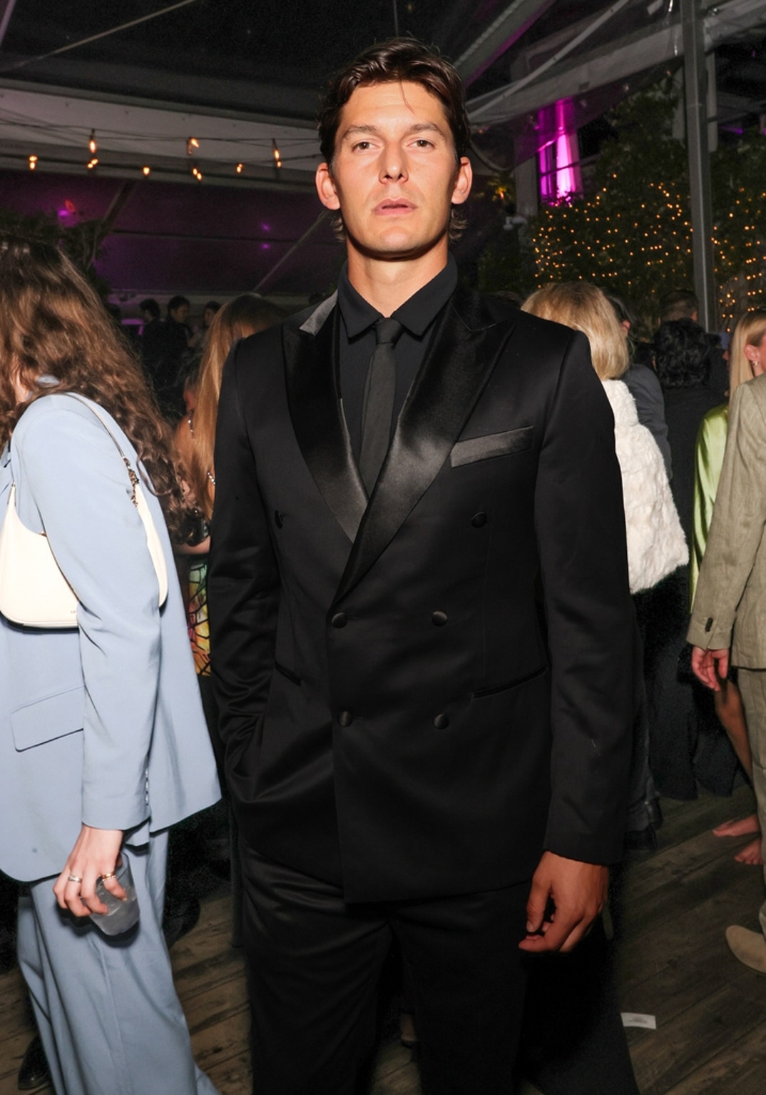‘Bachelorette' & ‘BIP' alumni, Tanner Courtad, attends the Popsugar x Affinity Nightlife's Awards After Party at Skybar on March 15, 2026 in West Hollywood, California