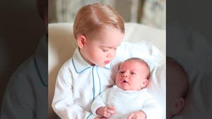 Princess Charlotte -- First Photo Shoot with Prince George ... Get in Line, Sis!