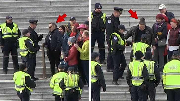 Joaquin and Martin Sheen were just detained along with a bunch of others at the protest.