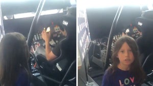 NASCAR's Denny Hamlin Loses Virtual Race When Daughter Turns Off Screen, 'Uh-Oh!'