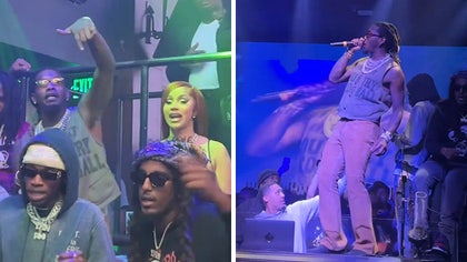 Offset performing at Art Basel