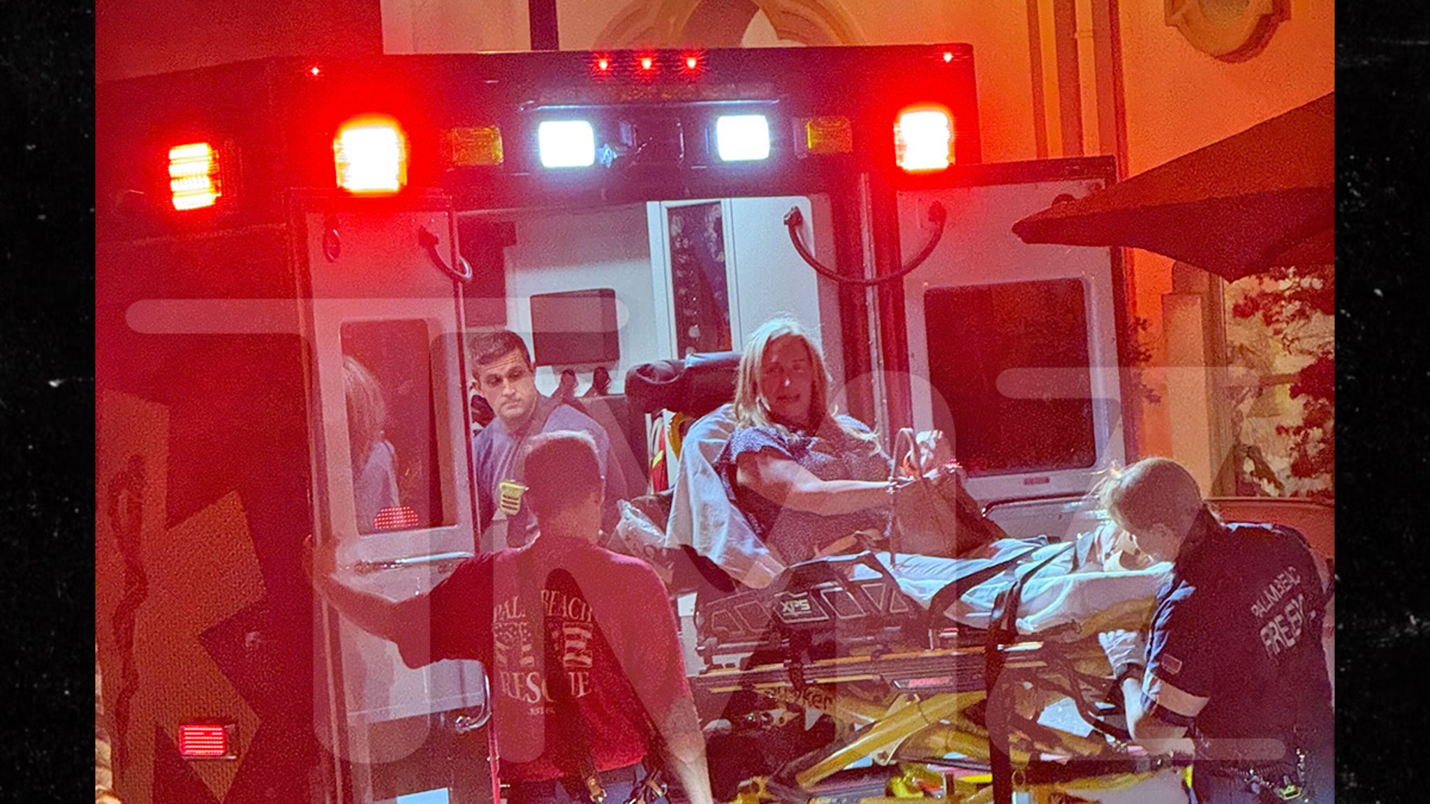 'RHONYC' Sonja Morgan Leaves Florida Restaurant in Ambulance, on Video