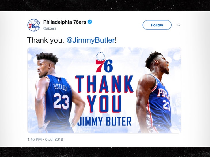So, Jimmy Butler never was staying with Sixers? Hey, why would anyone who  wants a title?