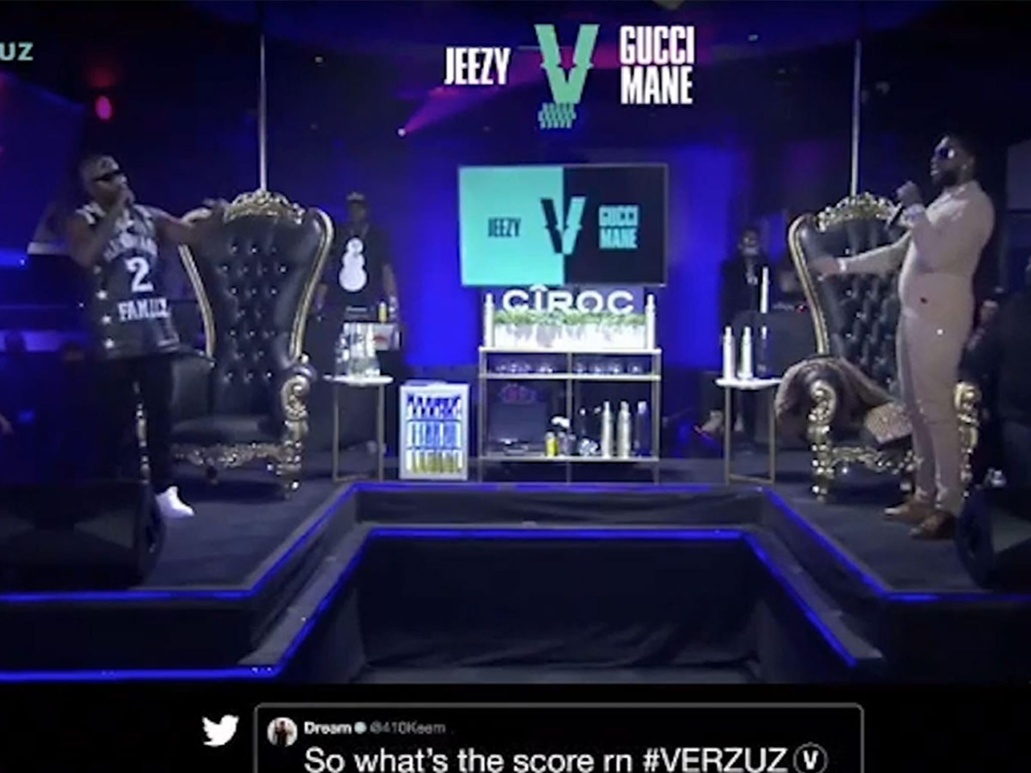 Verzuz Battle Gets Tense as Gucci Mane Mocks Jeezy Over Friend's Death