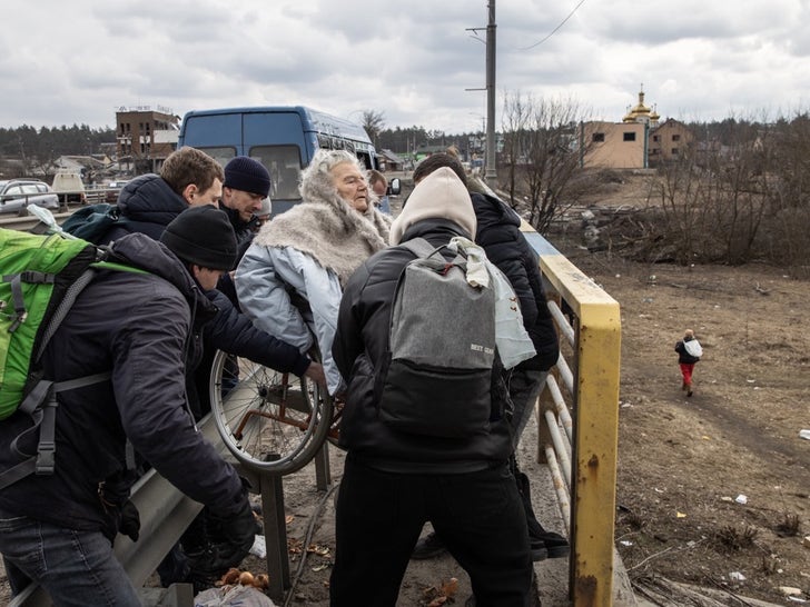 Evacuating The Elderly From Ukraine