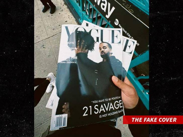 TMZ: Drake Sued For Fake VOGUE Cover - Celebria - ATRL