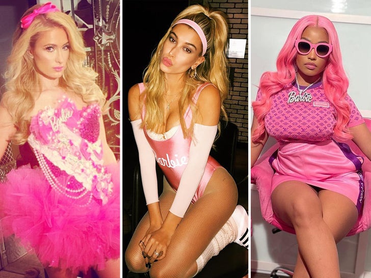 Celebs Dressed As Barbie Through The Years