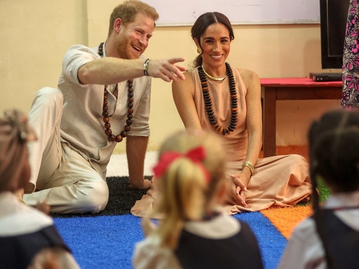 Prince Harry And Meghan Markle Looking Happy In Nigeria