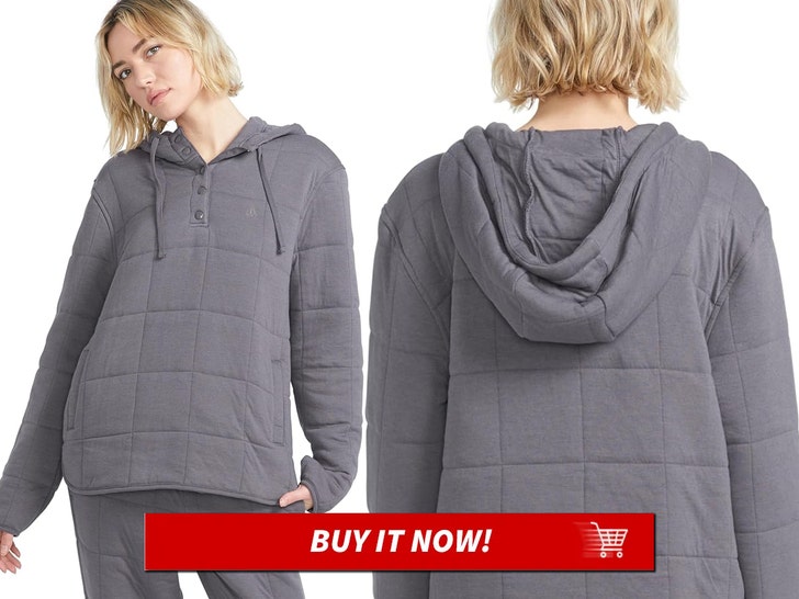 Volcom Squared Off Pullover mit lockerer Passform für Damen