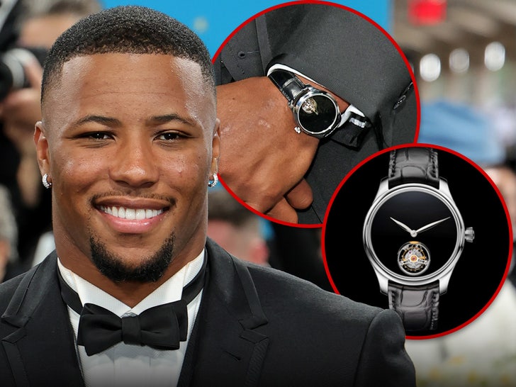 saquon barkley watch met gala getty H. Moser & Cie. composite main